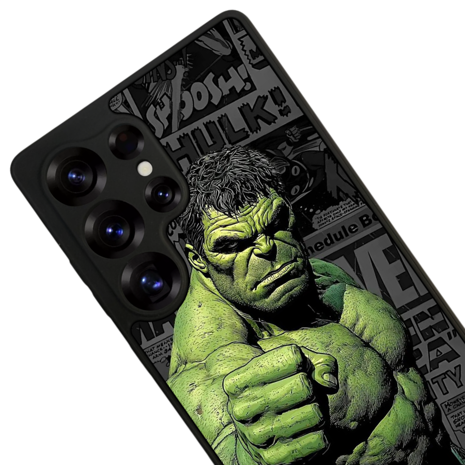 Samsung Galaxy S25 Ultra Uyumlu Hulk Tasarımlı Glossy Premium Kılıf