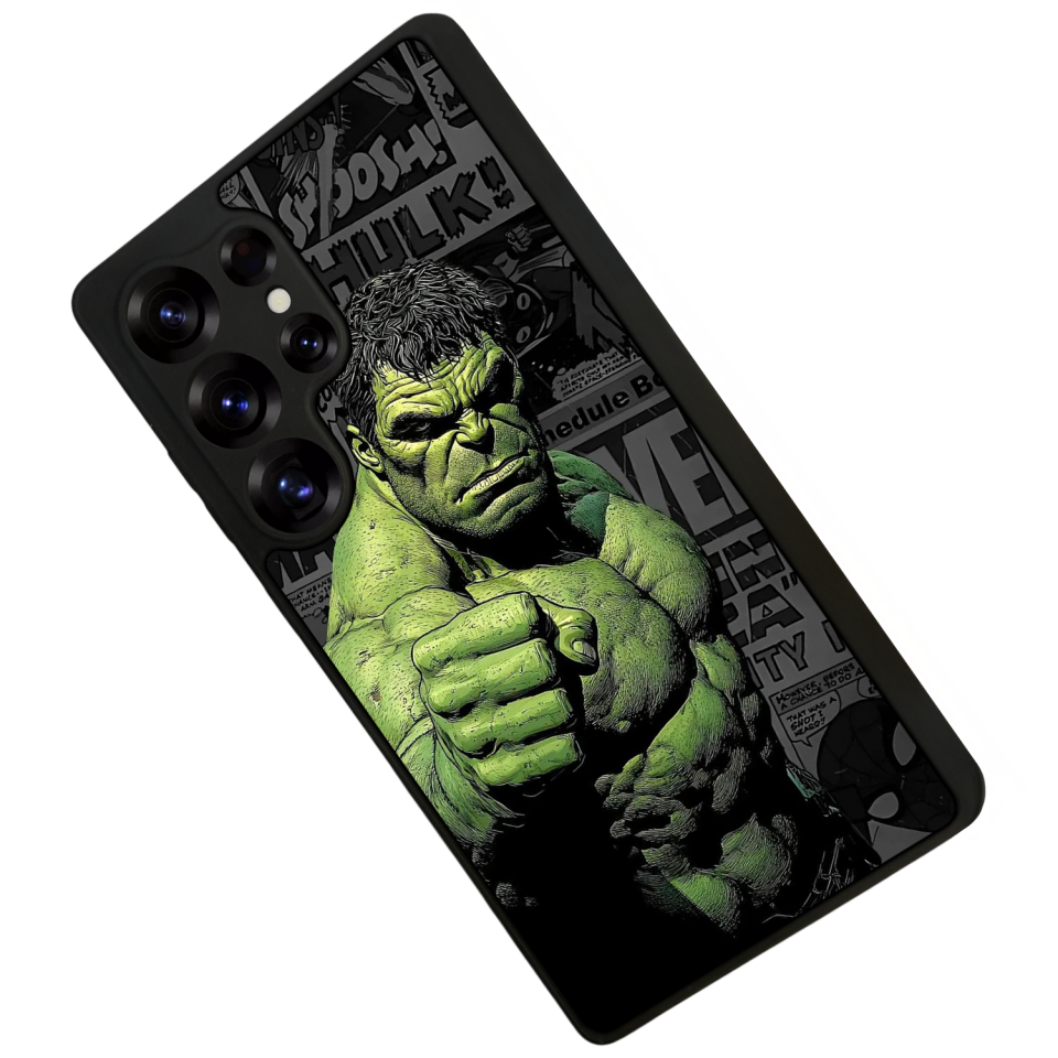 Samsung Galaxy S25 Ultra Uyumlu Hulk Tasarımlı Glossy Premium Kılıf