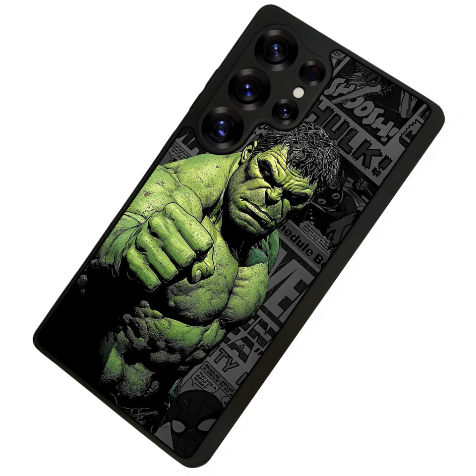 Samsung Galaxy S25 Ultra Uyumlu Hulk Tasarımlı Glossy Premium Kılıf