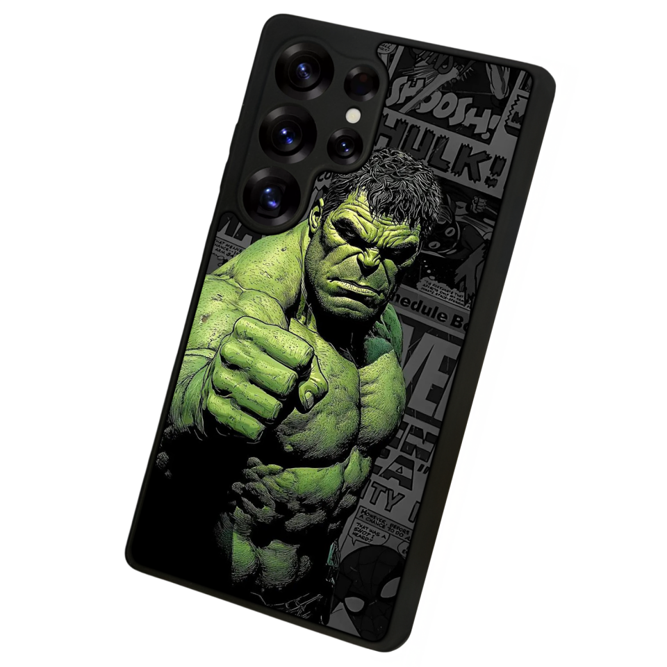 Samsung Galaxy S25 Ultra Uyumlu Hulk Tasarımlı Glossy Premium Kılıf