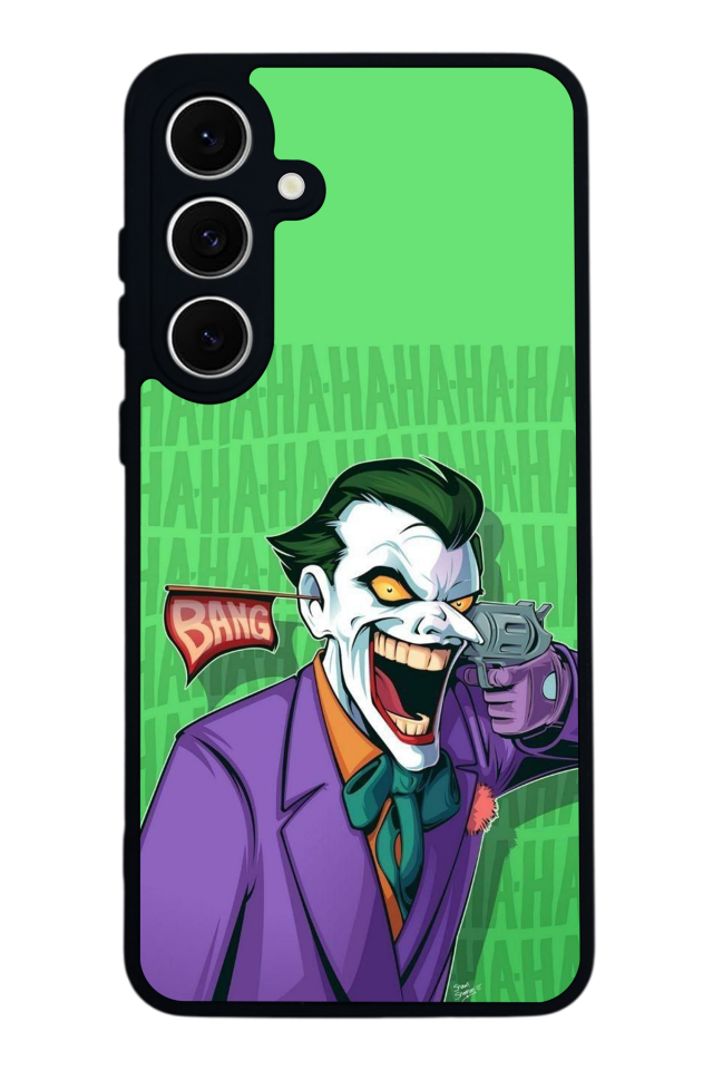 Samsung Galaxy S24 FE Uyumlu Joker Tasarımlı Glossy Premium Kılıf