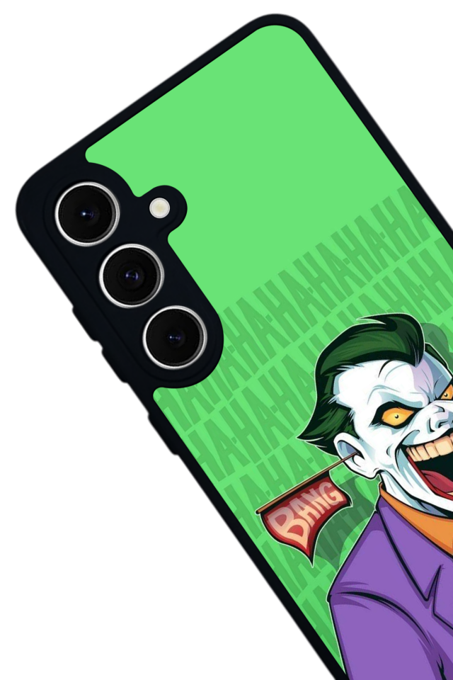 Samsung Galaxy S24 FE Uyumlu Joker Tasarımlı Glossy Premium Kılıf