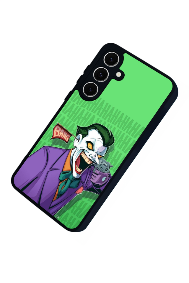 Samsung Galaxy S24 FE Uyumlu Joker Tasarımlı Glossy Premium Kılıf