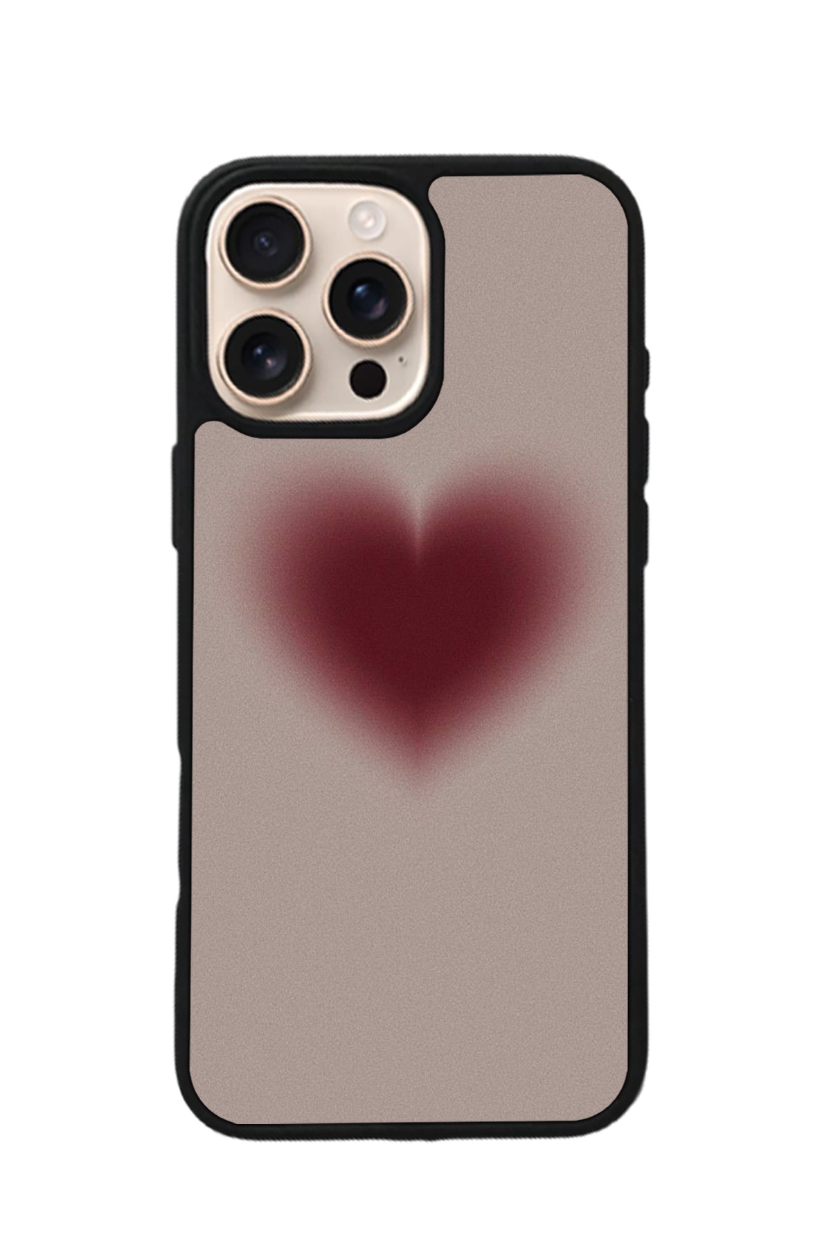 iPhone 15 Pro Max Uyumlu Kalp Love Tasarımlı Glossy Premium Kılıf
