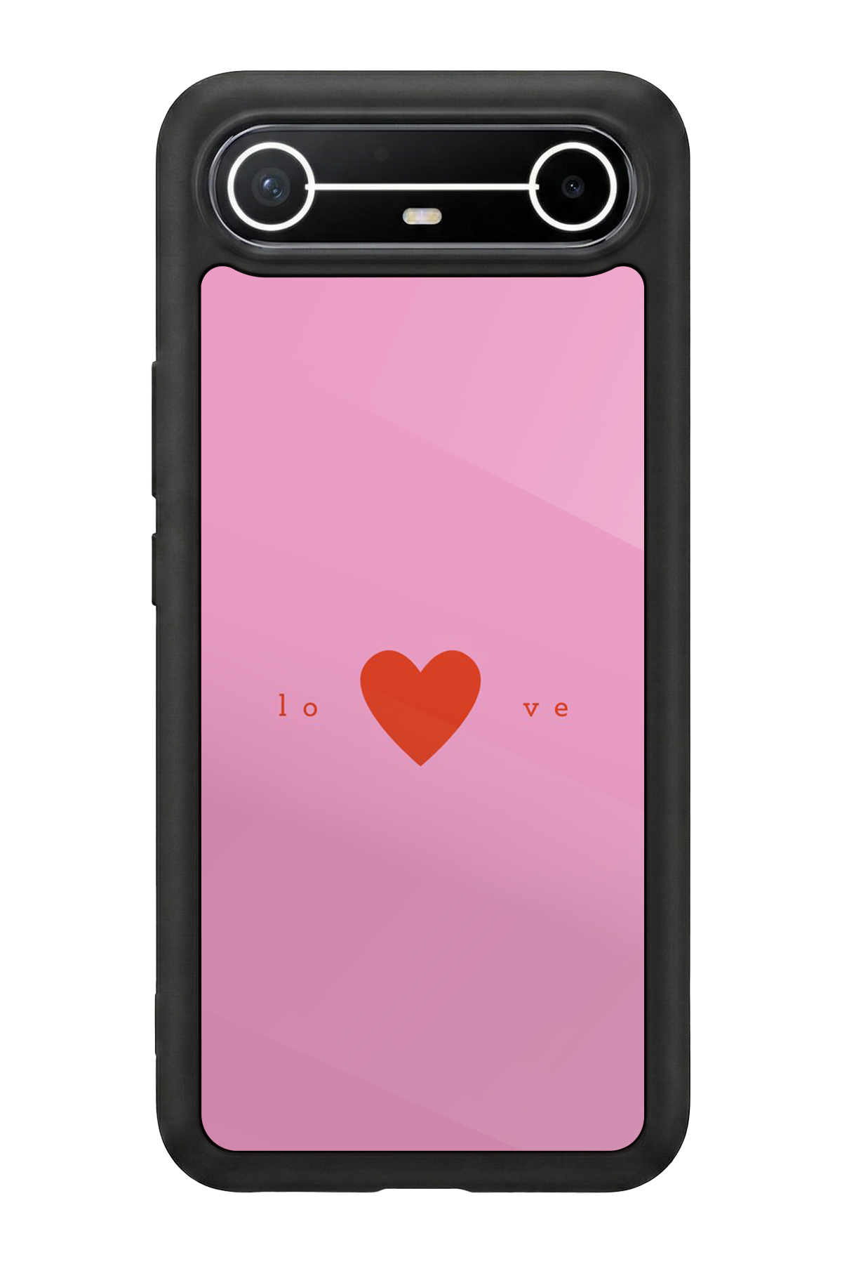 Tecno Spark Slim 5G Uyumlu Kalp Love Tasarımlı Glossy Premium Kılıf