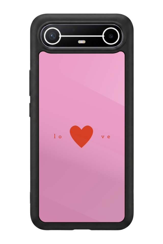 Tecno Spark Slim 5G Uyumlu Kalp Love Tasarımlı Glossy Premium Kılıf