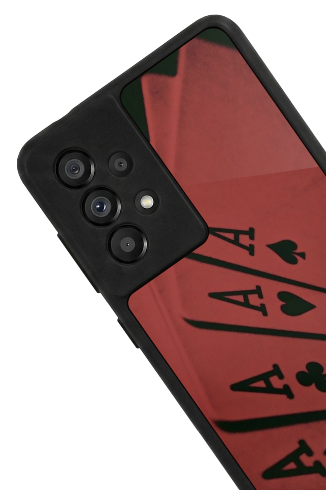 Samsung Galaxy A73 Uyumlu Kart Tasarımlı Glossy Premium Kılıf