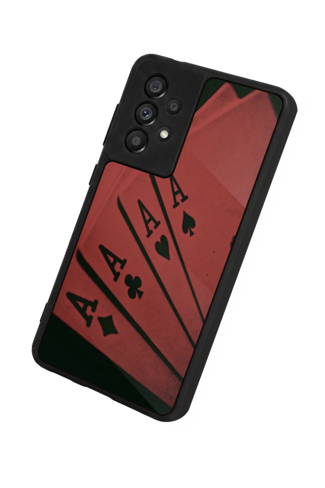 Samsung Galaxy A73 Uyumlu Kart Tasarımlı Glossy Premium Kılıf
