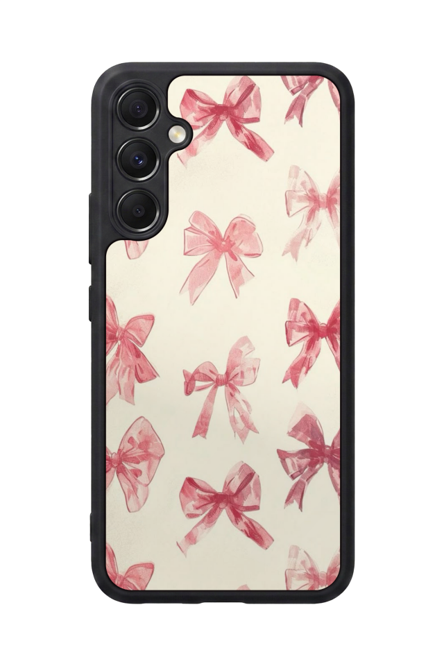 Samsung Galaxy A34 Uyumlu Kurdele Tasarımlı Glossy Premium Kılıf