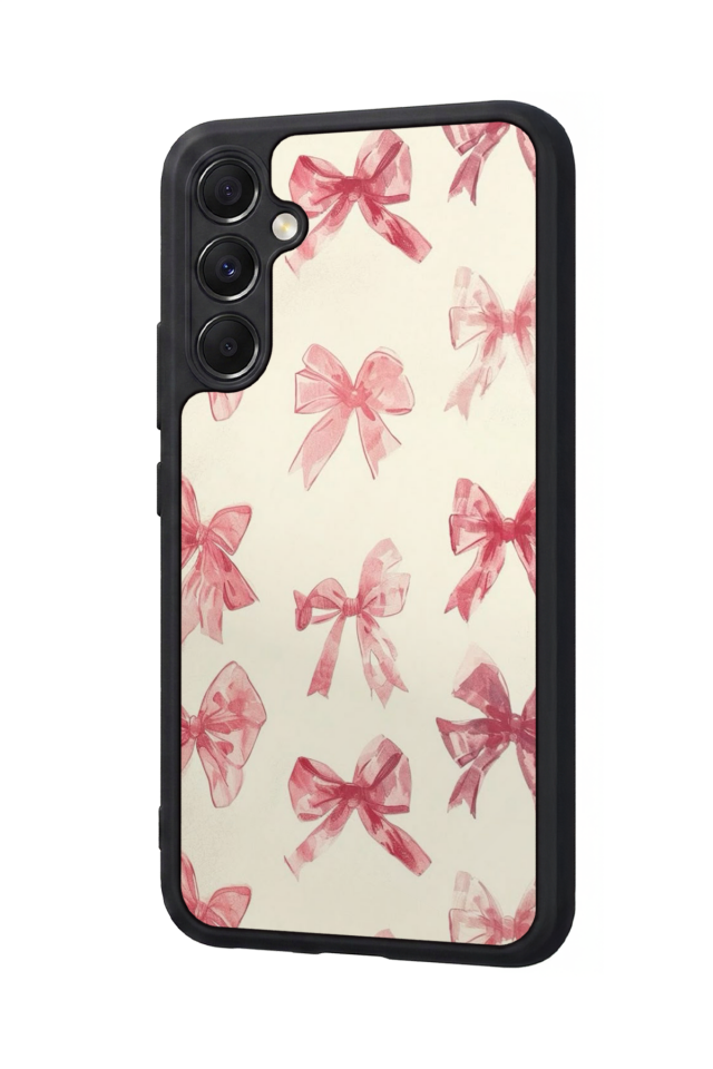 Samsung Galaxy A34 Uyumlu Kurdele Tasarımlı Glossy Premium Kılıf