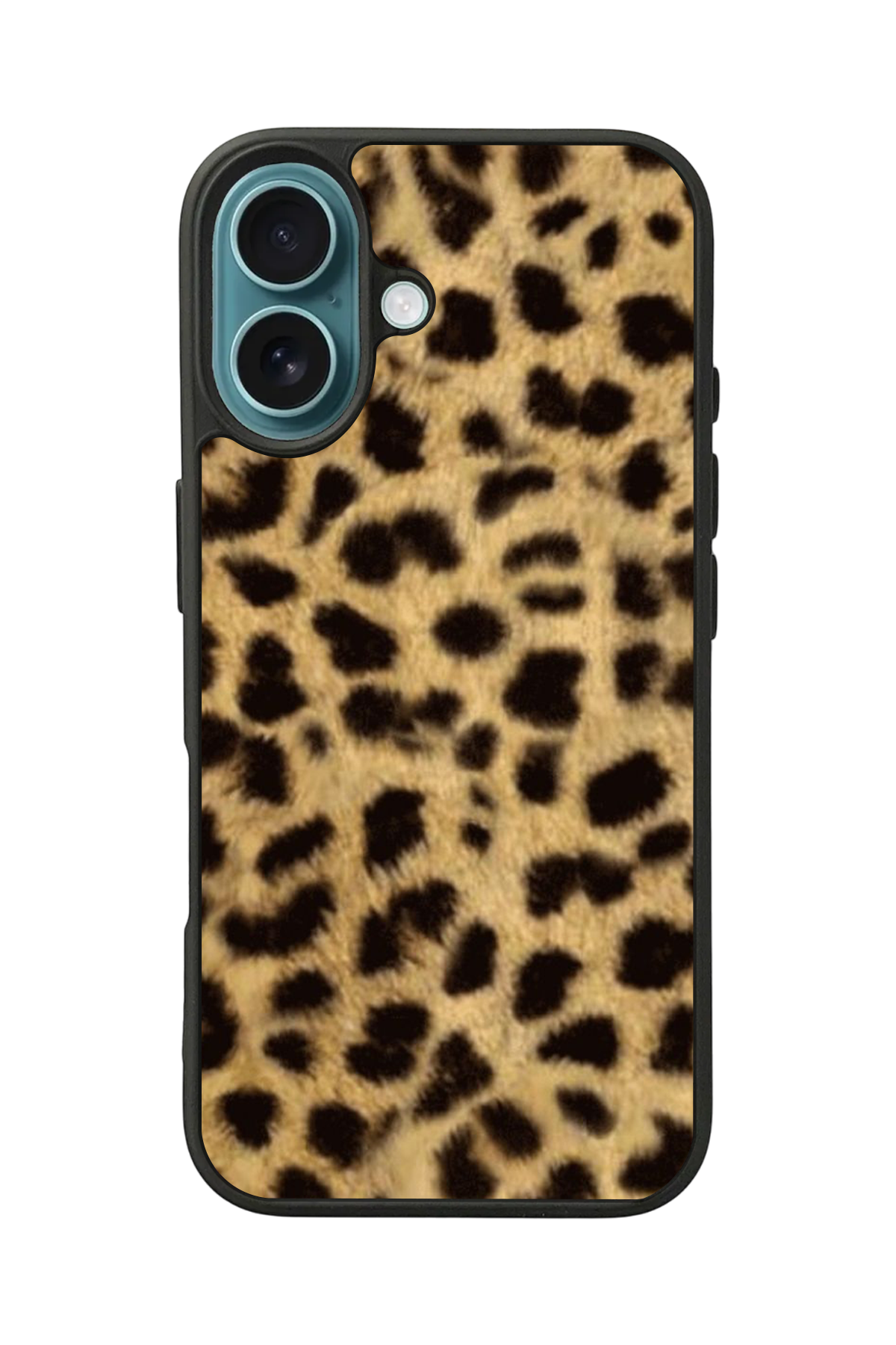 iPhone 16 Uyumlu Leopar Tasarımlı Glossy Premium Kılıf