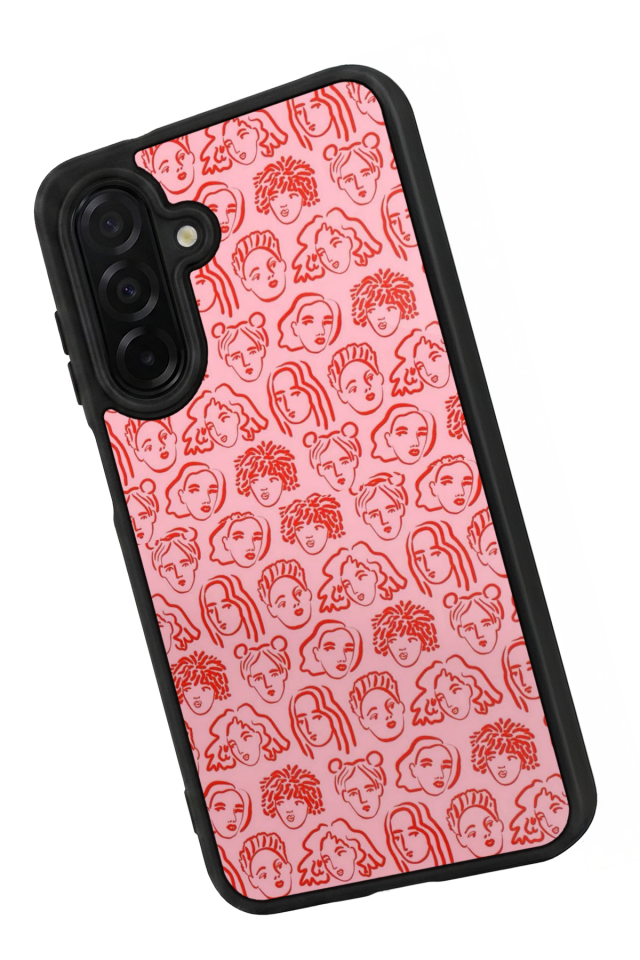 Samsung Galaxy A36 Uyumlu Line Art Tasarımlı Glossy Premium Kılıf