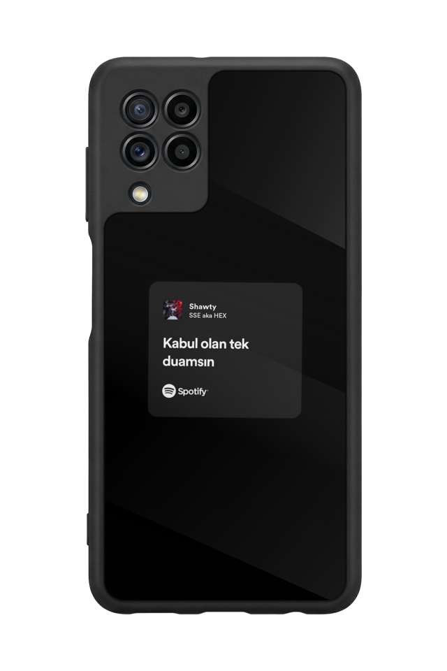 Samsung Galaxy M32 Uyumlu Sarki Sozleri Tasarımlı Glossy Premium Kılıf