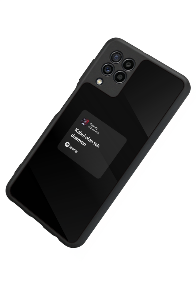 Samsung Galaxy M32 Uyumlu Sarki Sozleri Tasarımlı Glossy Premium Kılıf