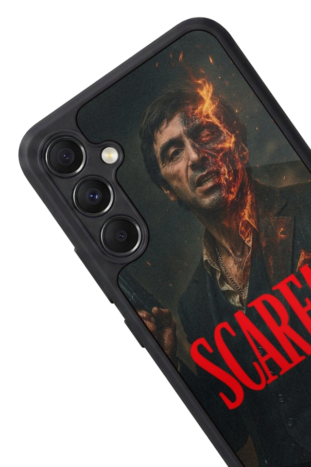 Samsung Galaxy M34 Uyumlu Scarface Tasarımlı Glossy Premium Kılıf