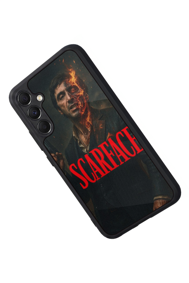 Samsung Galaxy M34 Uyumlu Scarface Tasarımlı Glossy Premium Kılıf