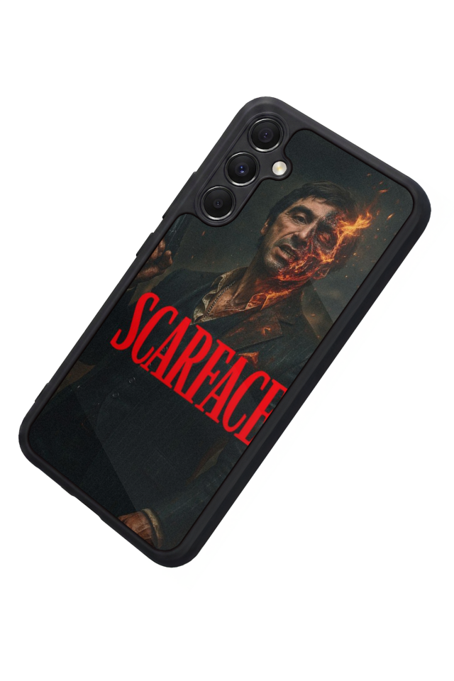 Samsung Galaxy M34 Uyumlu Scarface Tasarımlı Glossy Premium Kılıf