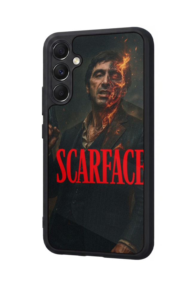 Samsung Galaxy M34 Uyumlu Scarface Tasarımlı Glossy Premium Kılıf