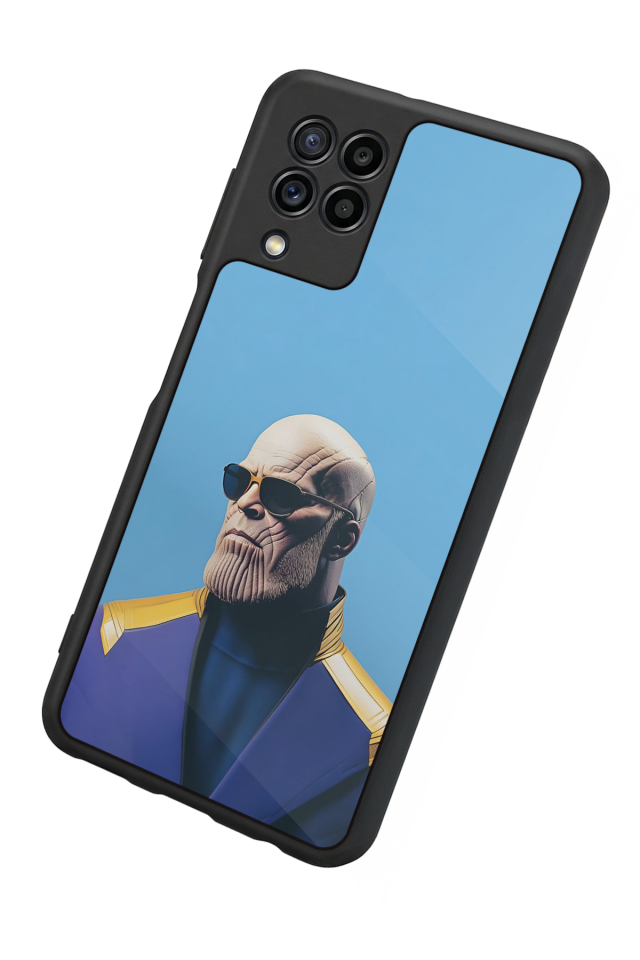 Samsung Galaxy M22 Uyumlu Thanos Tasarımlı Glossy Premium Kılıf
