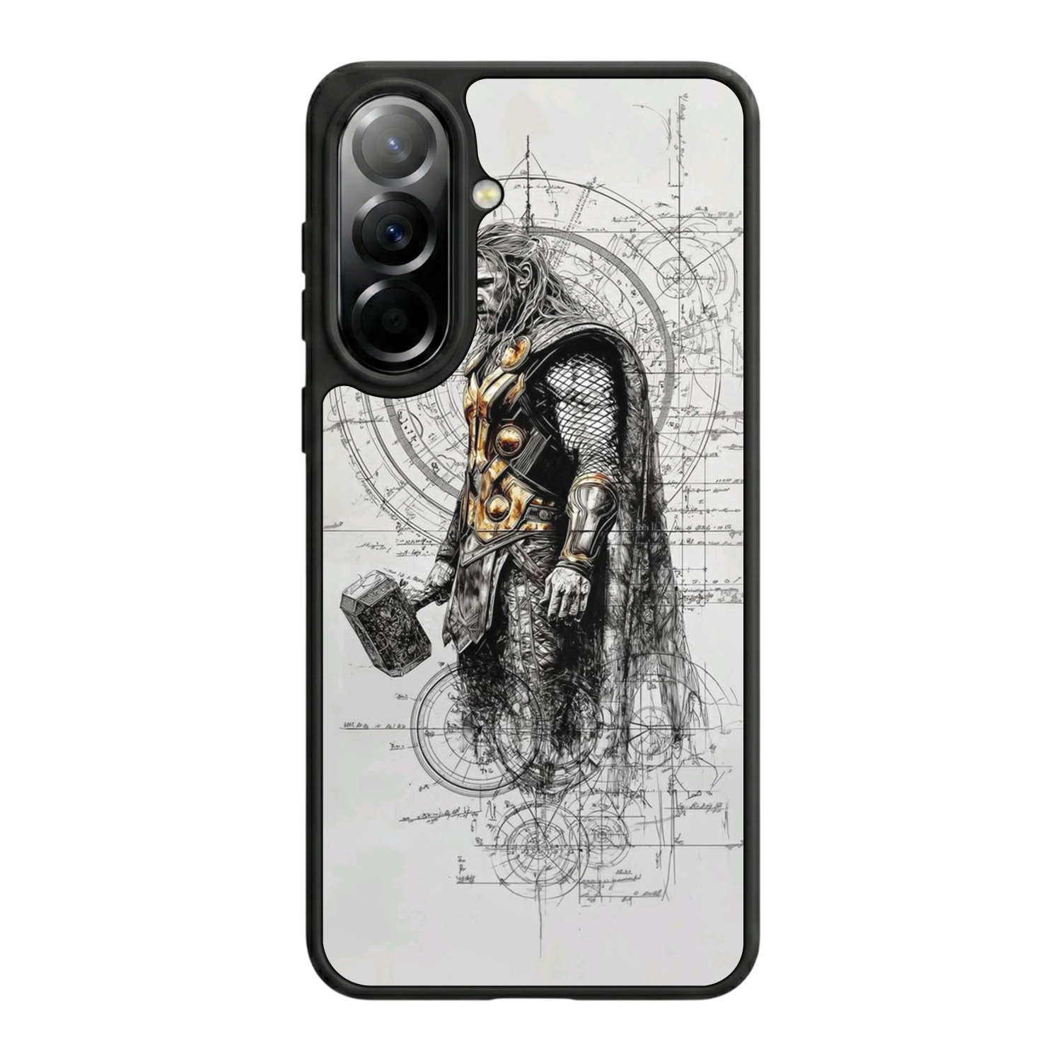 Samsung Galaxy A37 Uyumlu Thor Tasarımlı Glossy Premium Kılıf