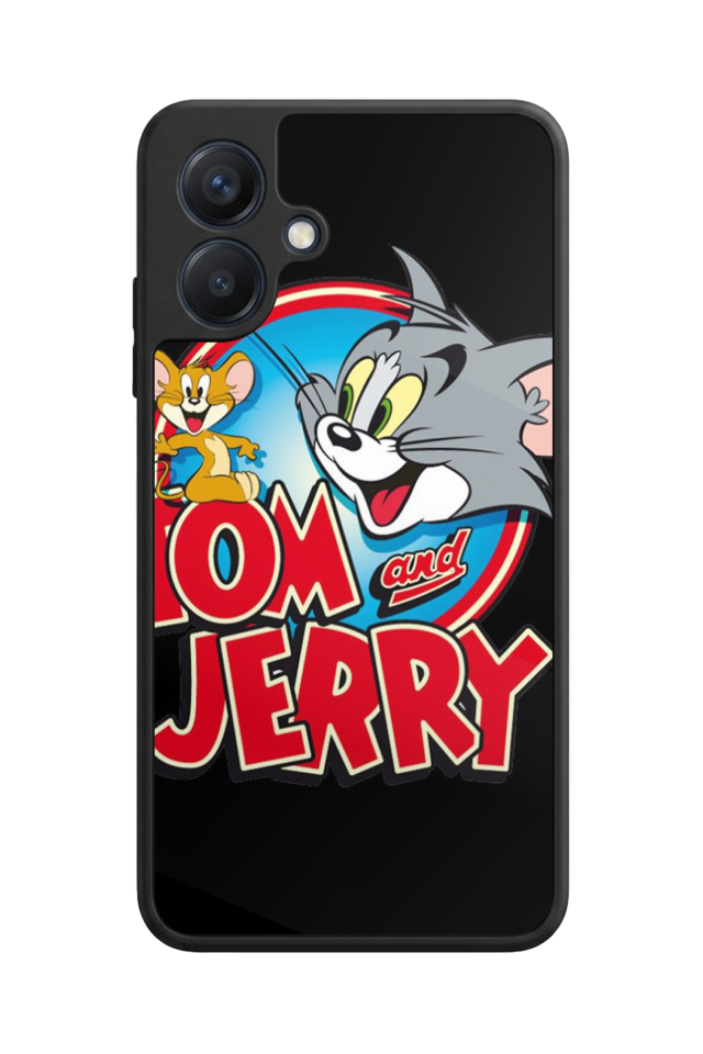 Samsung Galaxy A07 Uyumlu Tom And Jerry Tasarımlı Glossy Premium Kılıf