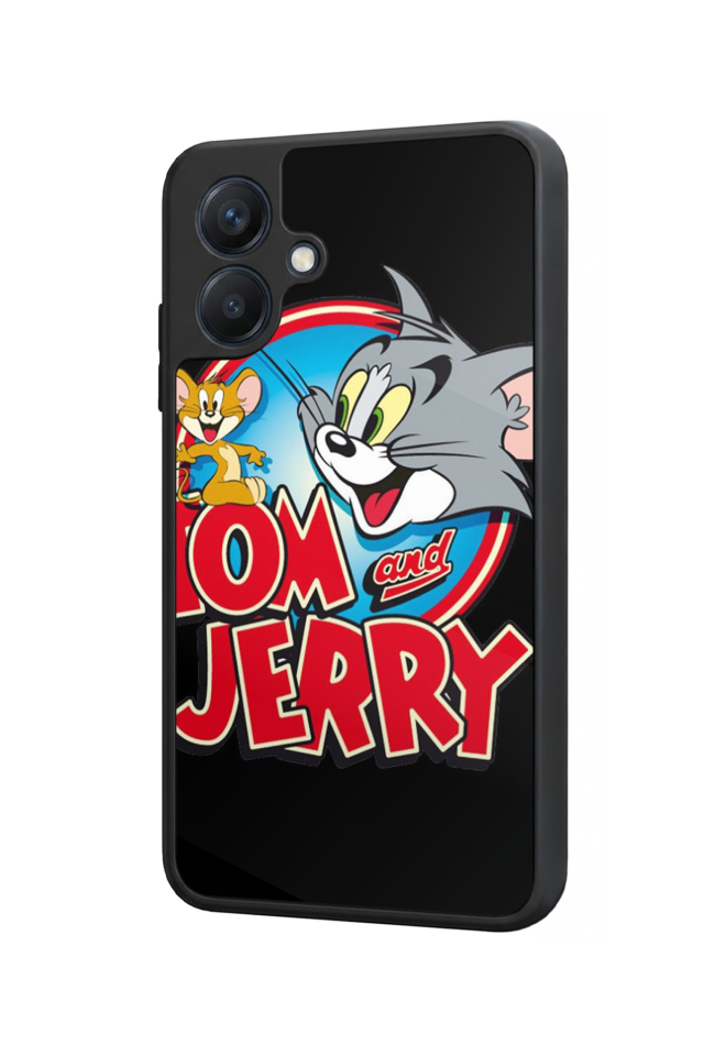 Samsung Galaxy A07 Uyumlu Tom And Jerry Tasarımlı Glossy Premium Kılıf