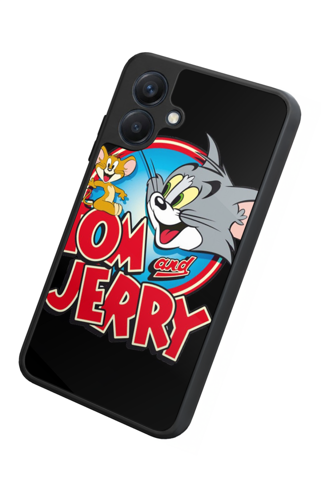 Samsung Galaxy A07 Uyumlu Tom And Jerry Tasarımlı Glossy Premium Kılıf
