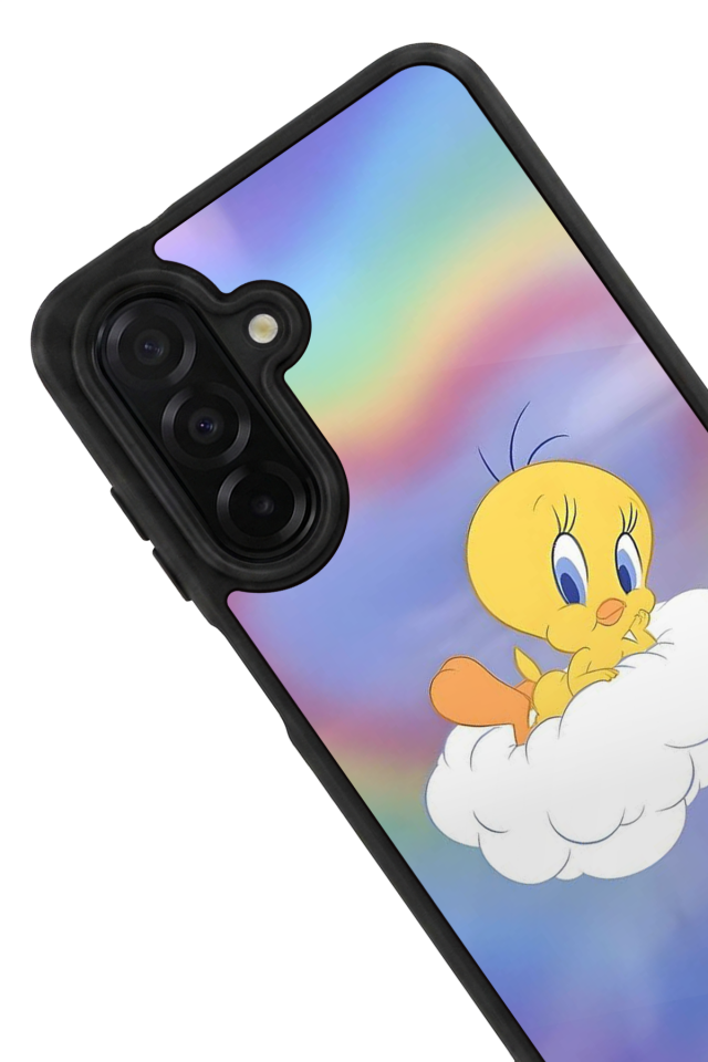 Samsung Galaxy A56 Uyumlu Tweety Tasarımlı Glossy Premium Kılıf