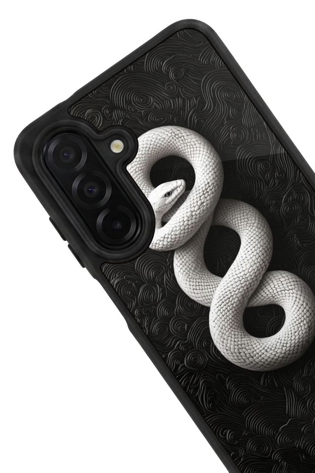 Samsung Galaxy A26 Uyumlu Yılan Tasarımlı Glossy Premium Kılıf