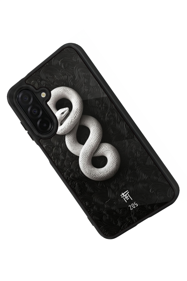 Samsung Galaxy A26 Uyumlu Yılan Tasarımlı Glossy Premium Kılıf