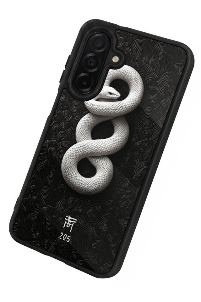 Samsung Galaxy A26 Uyumlu Yılan Tasarımlı Glossy Premium Kılıf