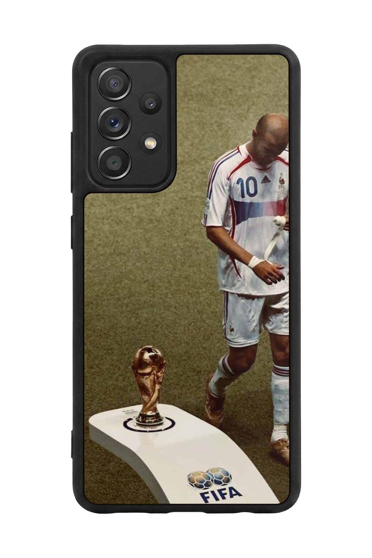 Samsung Galaxy A72 Uyumlu Zidane Tasarımlı Glossy Premium Kılıf