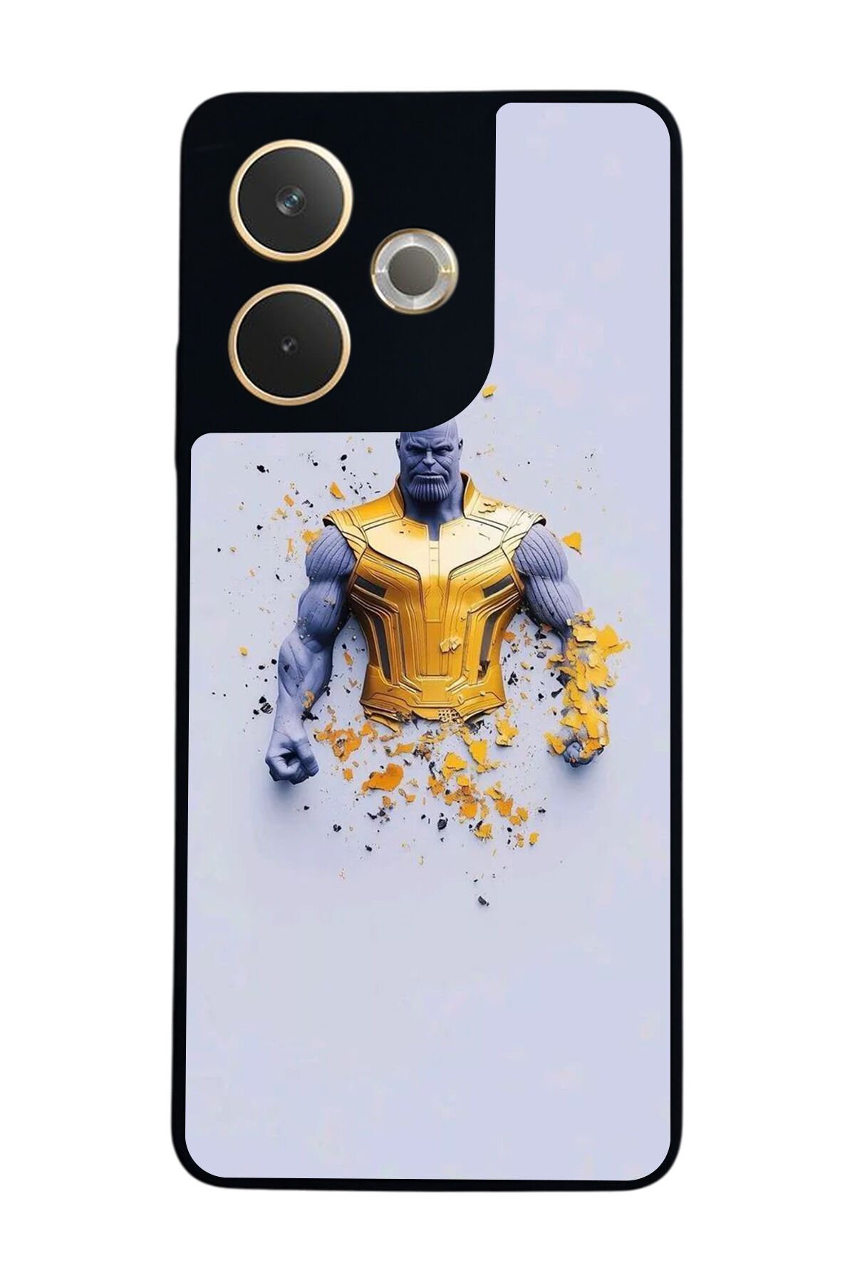 Oppo A5 Pro Uyumlu Thanos Tasarımlı Glossy Premium Kılıf