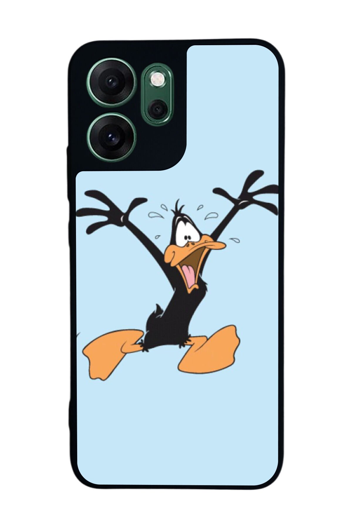 Oppo Reno 14F Uyumlu Daffy duck Tasarımlı Glossy Premium Kılıf