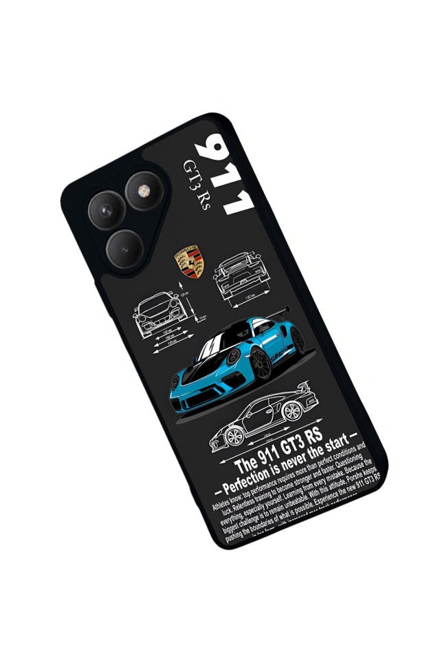 Tecno Pova 7 Mat Uyumlu Siyah Kılıf – Yumuşak Silikon, Koruyucu, Şok Emici Kapak