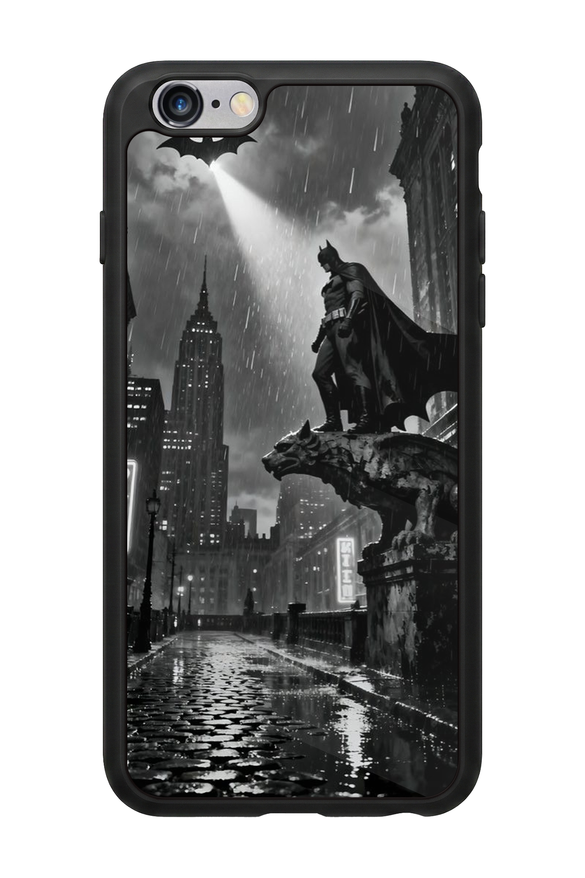 iPhone 6 Plus Uyumlu Batman Tasarımlı Glossy Premium Kılıf
