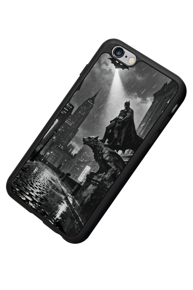 iPhone 6 Plus Uyumlu Batman Tasarımlı Glossy Premium Kılıf
