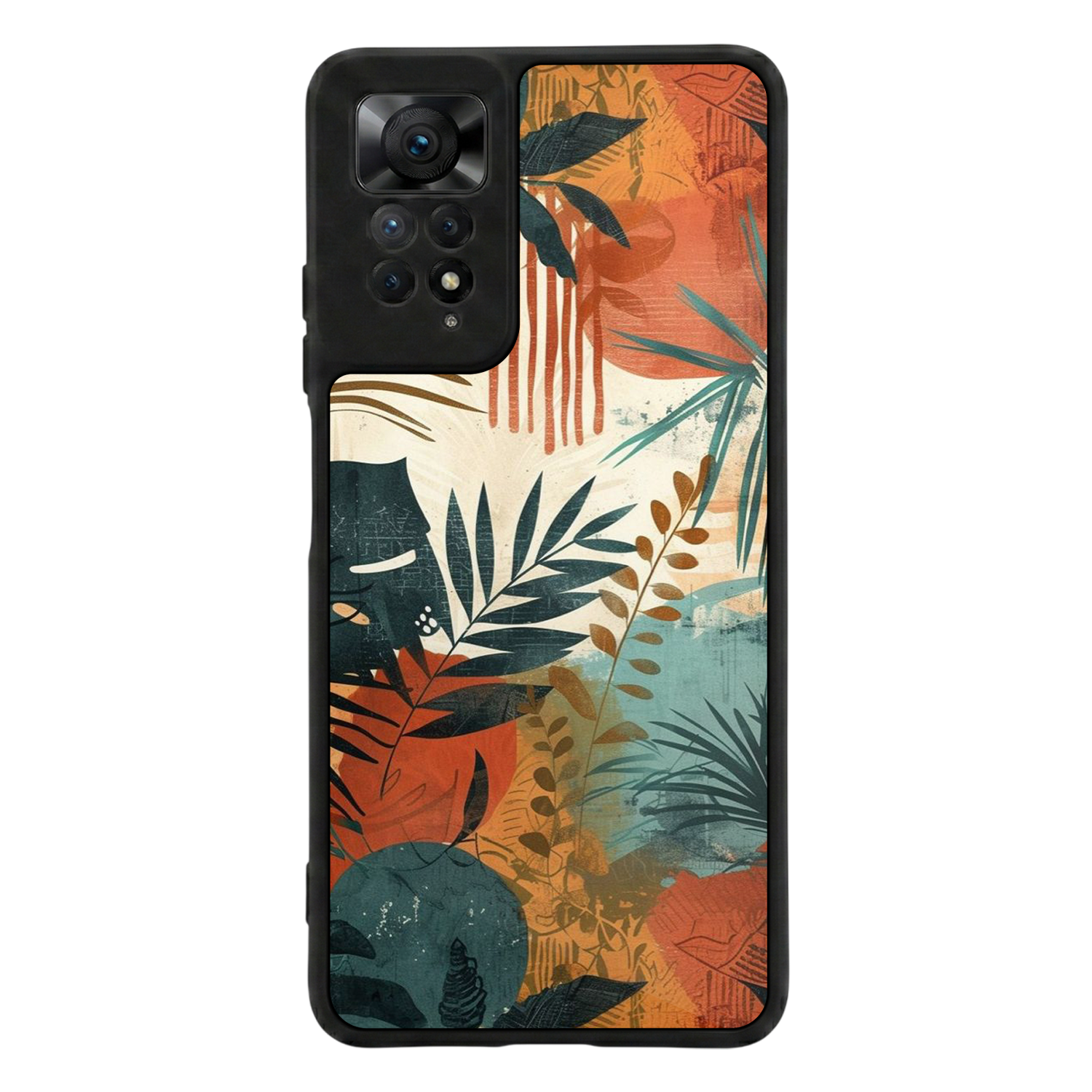 Xiaomi Redmi Note 11 Pro Uyumlu Botanik Tasarımlı Glossy Premium Kılıf