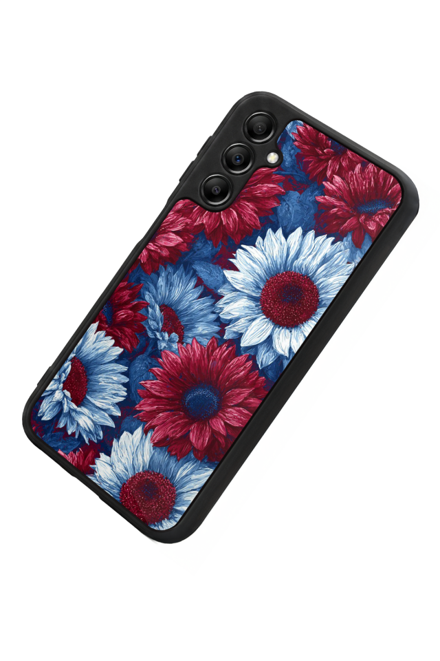 Samsung Galaxy A14 Uyumlu Cicek Tasarımlı Glossy Premium Kılıf