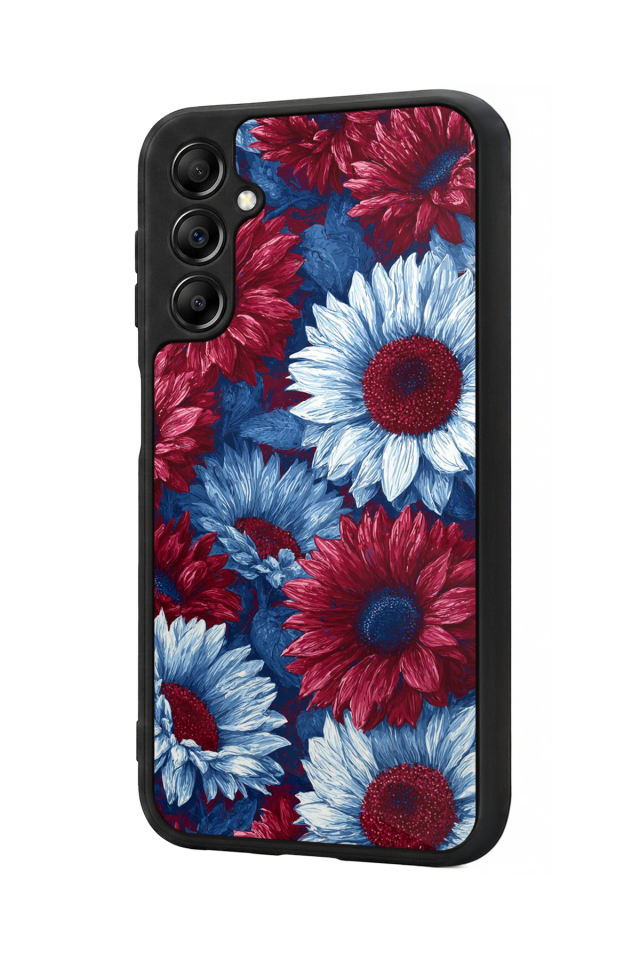Samsung Galaxy A14 Uyumlu Cicek Tasarımlı Glossy Premium Kılıf