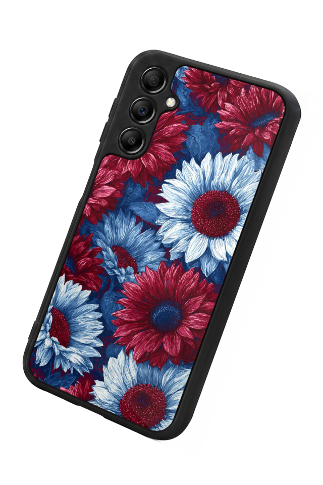 Samsung Galaxy A14 Uyumlu Cicek Tasarımlı Glossy Premium Kılıf