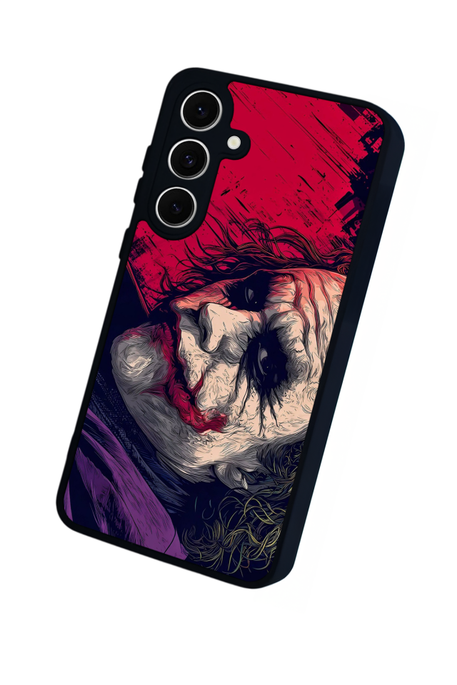 Samsung Galaxy S24 FE Uyumlu Joker Tasarımlı Glossy Premium Kılıf
