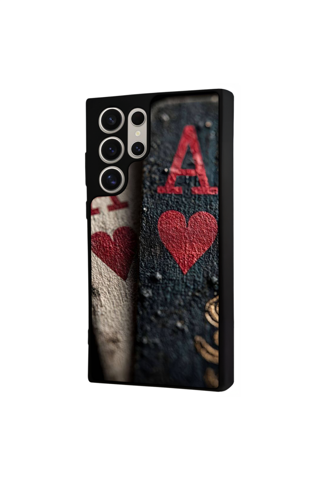 Samsung Galaxy S22 Ultra Uyumlu Kart Tasarımlı Glossy Premium Kılıf