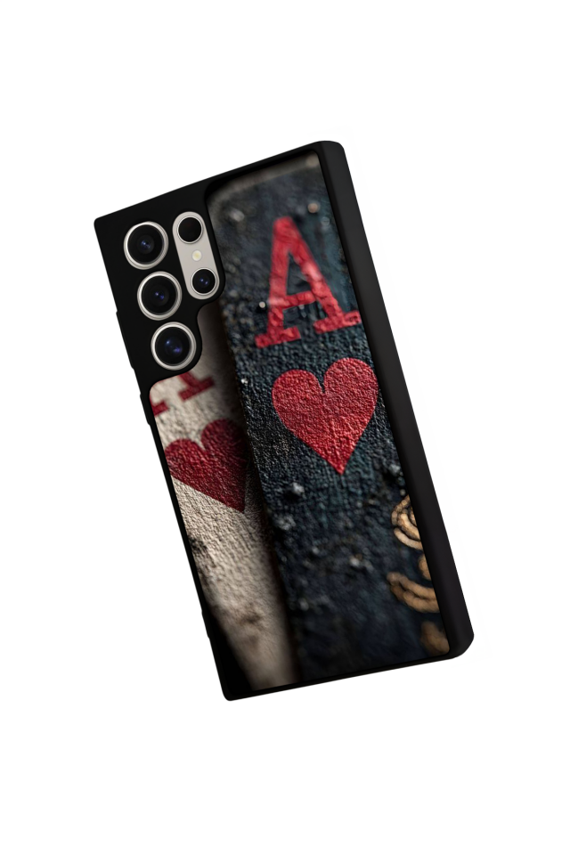 Samsung Galaxy S22 Ultra Uyumlu Kart Tasarımlı Glossy Premium Kılıf