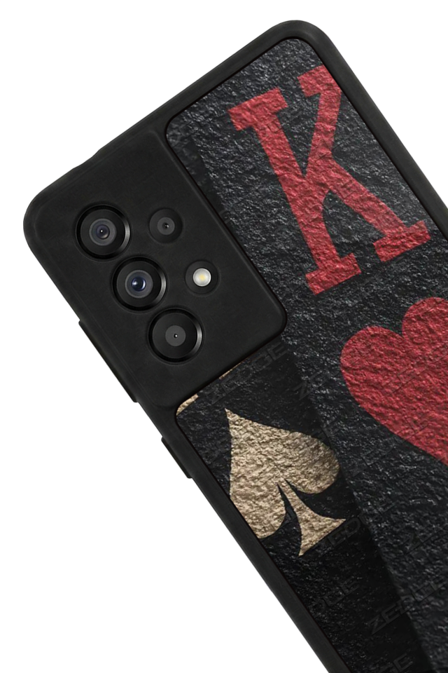 Samsung Galaxy A73 Uyumlu Kart Tasarımlı Glossy Premium Kılıf