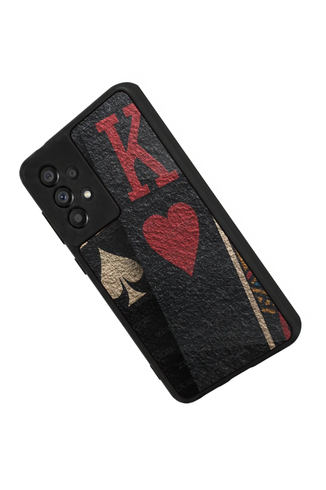 Samsung Galaxy A73 Uyumlu Kart Tasarımlı Glossy Premium Kılıf