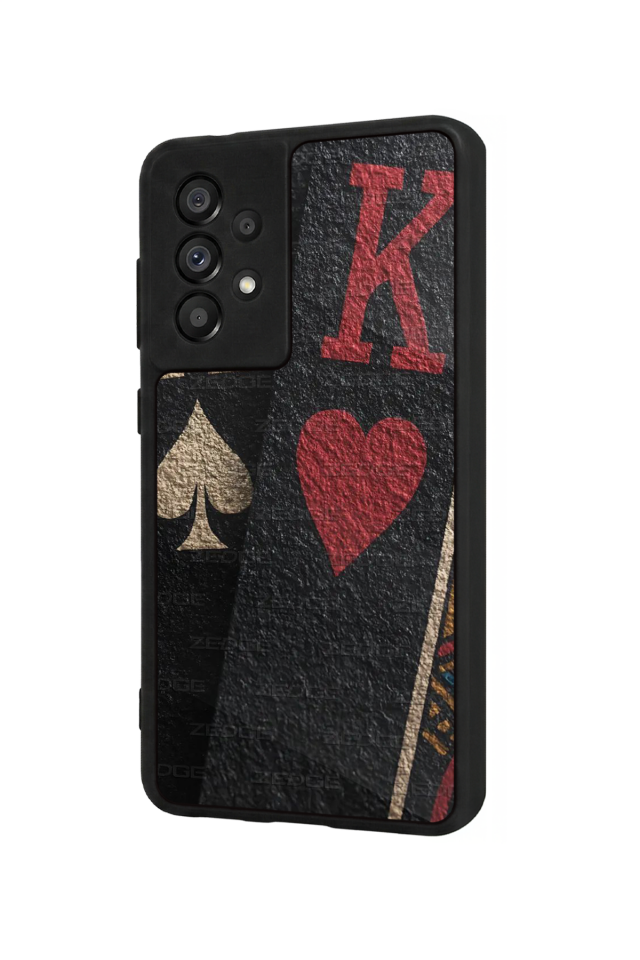 Samsung Galaxy A73 Uyumlu Kart Tasarımlı Glossy Premium Kılıf