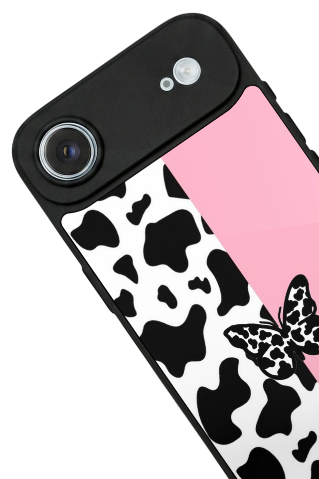 iPhone 17 Air Uyumlu Kelebek Tasarımlı Glossy Premium Kılıf