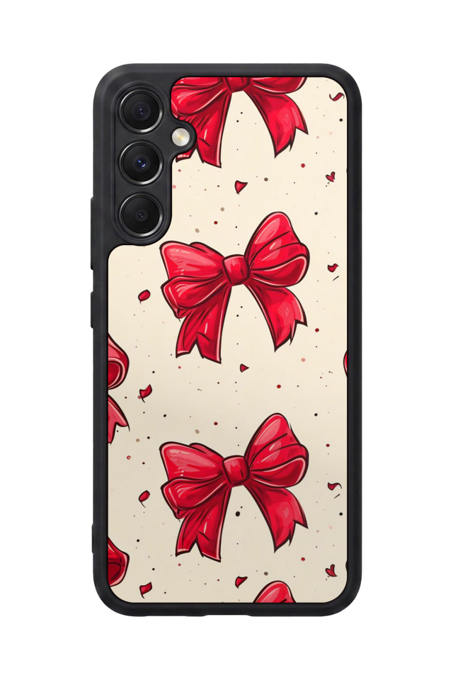 Samsung Galaxy A34 Uyumlu Kurdele Tasarımlı Glossy Premium Kılıf
