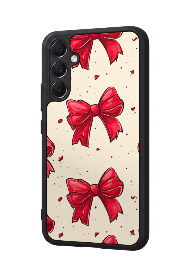Samsung Galaxy A34 Uyumlu Kurdele Tasarımlı Glossy Premium Kılıf